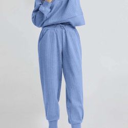 2 Piece Sweatsuits Set Long Sleeve Half Zip Pullover Sweatshirt Joggers Sweatpants Tracksuit,R42, Large