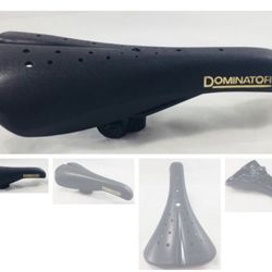 Dominator BMX Seat Black, Blue, Red, white Old School 