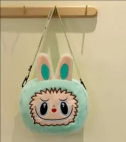 Plush Bunny Character Crossbody Bag