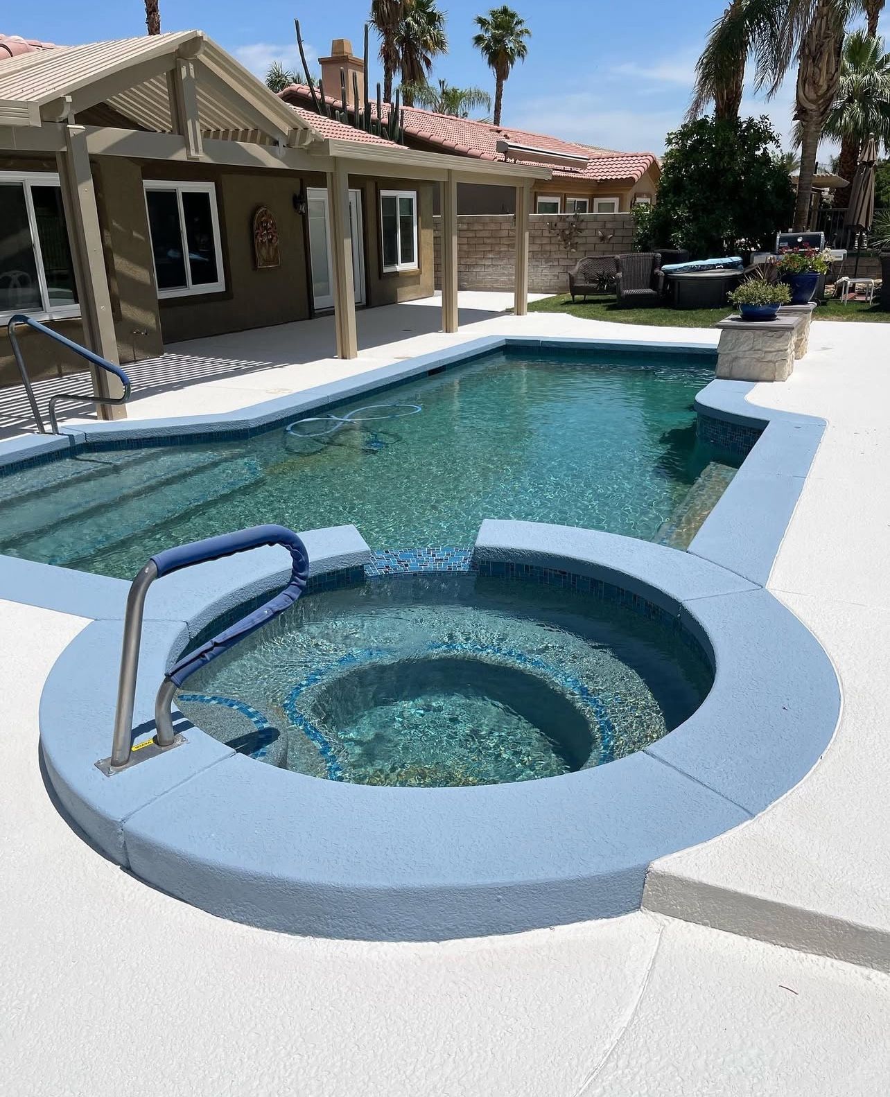 Pool Tile Plaster Pebbles