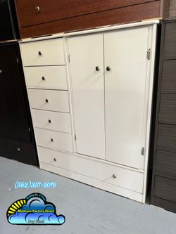 White wardrobe Pacoima closet ropero armoire Nuevo bonito