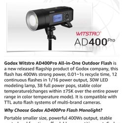 Godox Ad400 Like New 