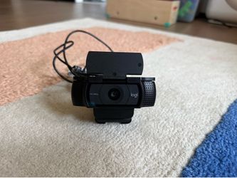Logitech C920x webcam and cover