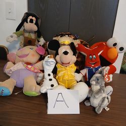 ALL STUFFED  ANIMALS,  TOYS (A)  NEW 