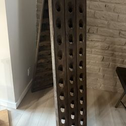 Wine /champagne rack, riddling rack (pupitre)