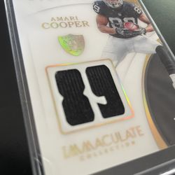 Jersey Touch Amari Cooper Card 