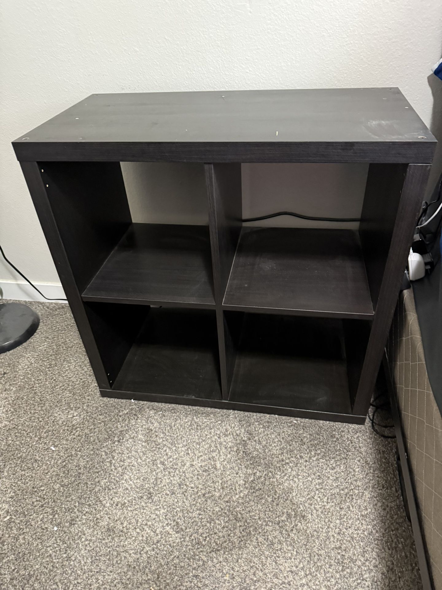 Black Four Box Night Stand