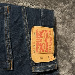 501 dark wash jeans 32W 30L