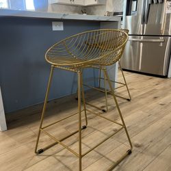 Gold Bar Stools! 