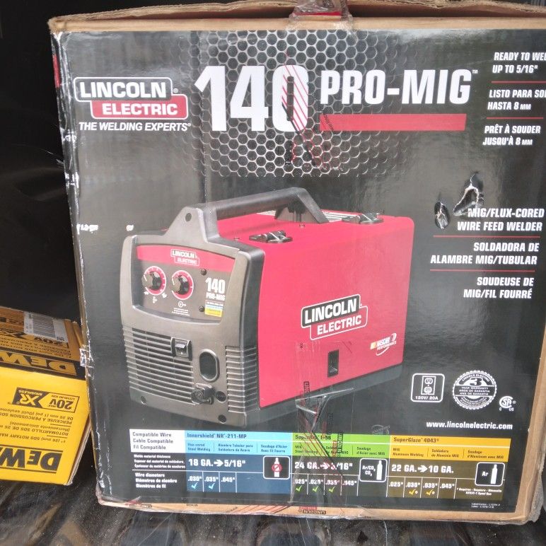New Lincoln 140 Pro Mig Welder