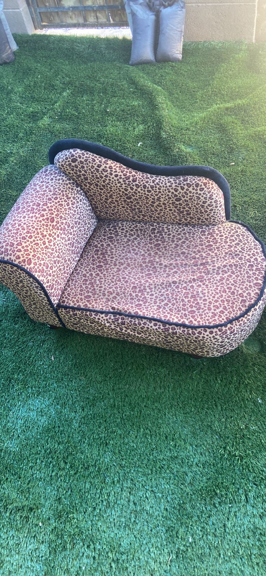 Cheetah Printed Dog Bed