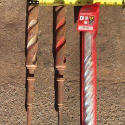concrete drill bits $8 each