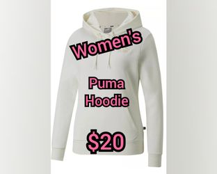 Puma ESS+ Embroidered Pullover Hoodie Women's New Size M