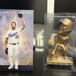 Gold Clayton Kershaw Bobblehead