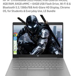 HP 14” Chromebook 2025 Model 