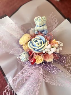 Handmade Candles Flowers Bouquet