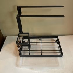Sink Caddy Organizer Sponge Holder Kitchen Rust Proof Soap Dispenser