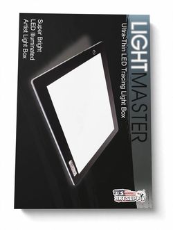U.S. Art Supply Lightmaster 17x24 A2 LED Light Box - Super Bright Dimmable