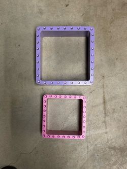 Set of 2 Rhinestone Picture Frames