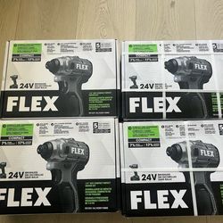 FLEX COMPACT 24-volt 1/4-in Brushless Cordless Impact Driver kits
