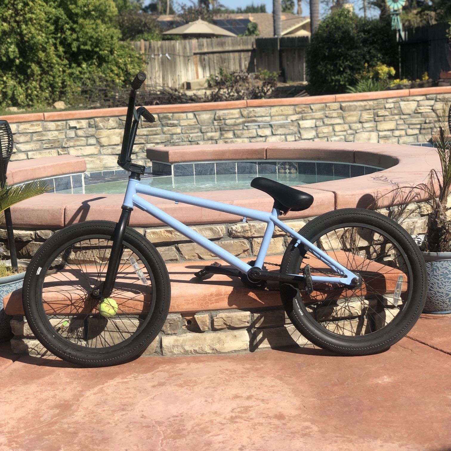 Custom Painted Baby Blue Bmx Bike Negotiable 20” READ DESCRIPTION