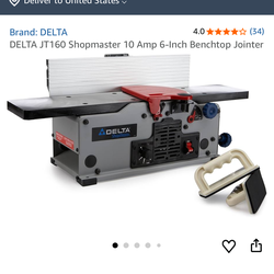 Delta bench top jointer