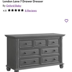 Grey Dresser & Nightstand 