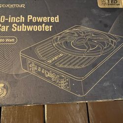 10in Car Powered Subwoofer 