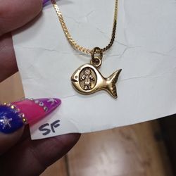 Jonah And The well Pendant Necklace