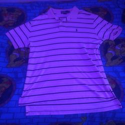 Pink polo tee