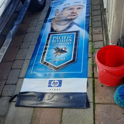 SanJose Light Pole Banner 4 Sharks $150