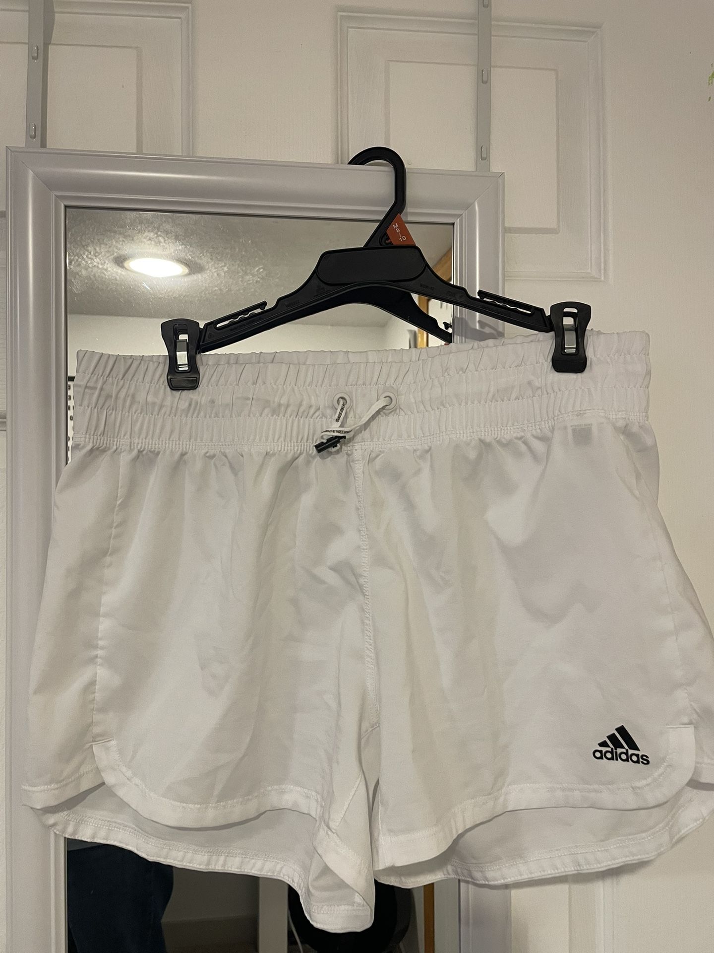 Adidas White Running Shorts