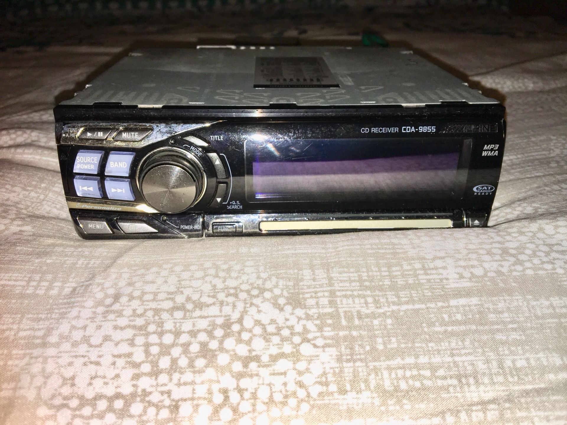 Alpine cda 9855 CD player
