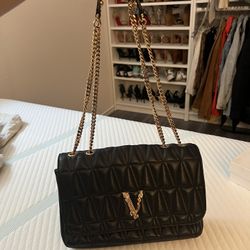 Versace Virtus Quilted Shoulder bag