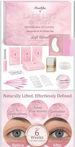 new Lash Lift Kit for Home Use,8 Pack Eyelash Perm Kit with Upgraded Glue, Easy DIY Lash Curling Set for Beginners and Professionals, Long Lasting Lif