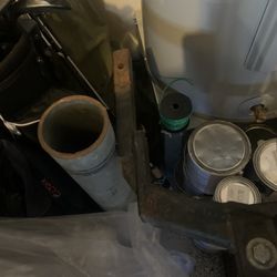 Luggage Rack with Fishing Pole Holders