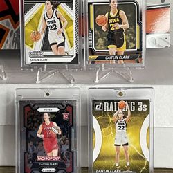 (4)Caitlin Clark cards- $35 for all