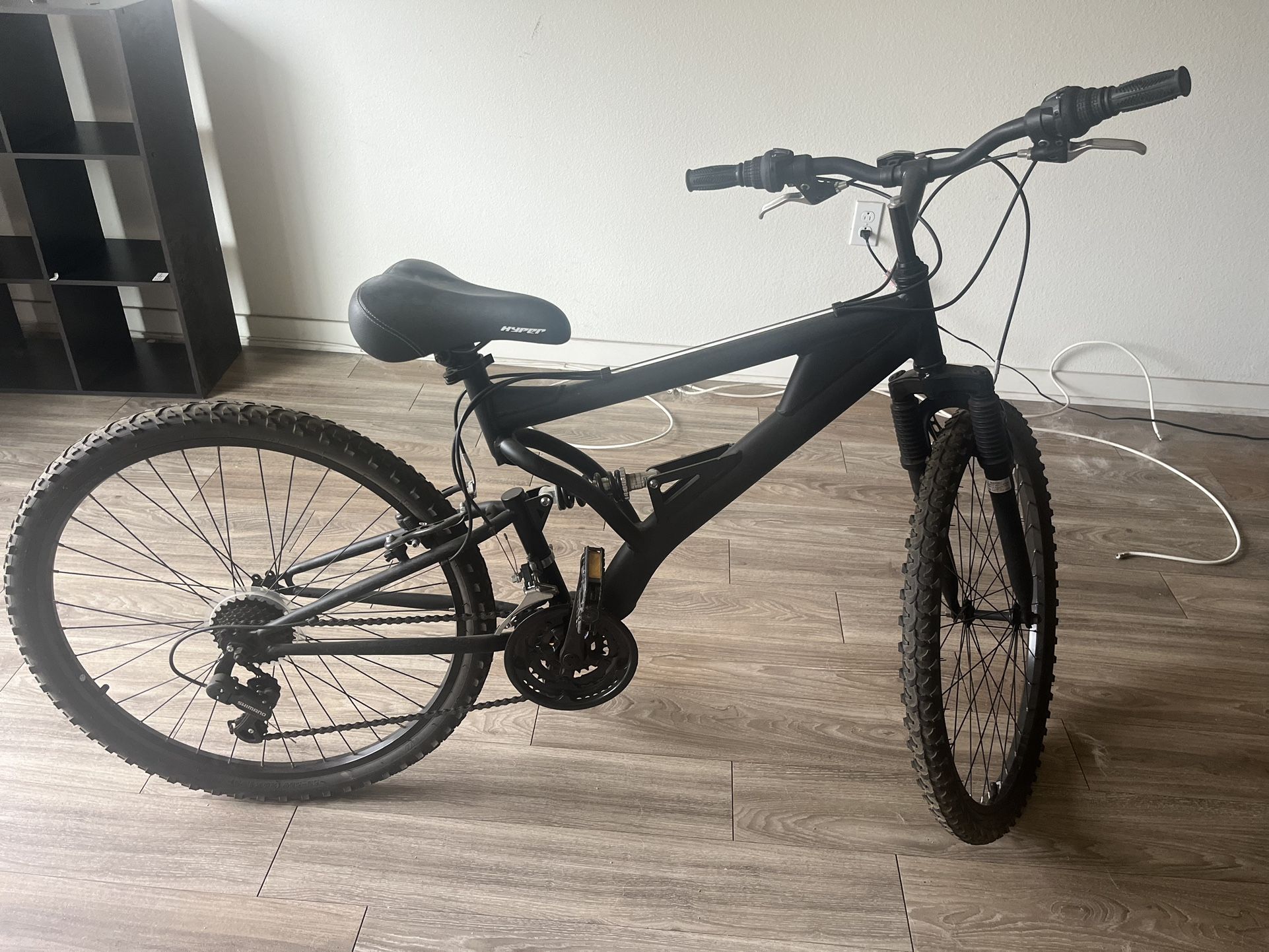Mountain Bike 26inch Full Suspension Black Frame