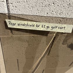 EZ GO Gulf cart rear window