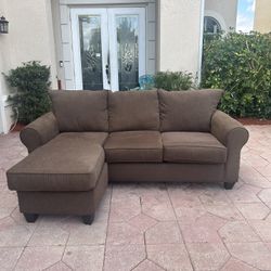 Brown Sectional Free Delivery