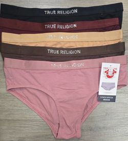 TRUE RELIGION 5 HIPSTER PANTIES $19.99