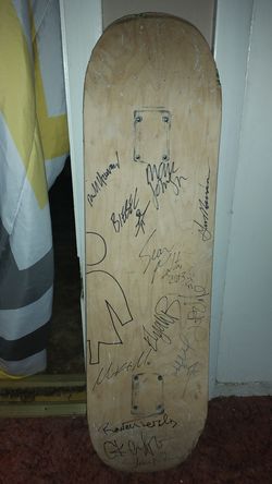AUTOGRAPHED SKATE BOARD