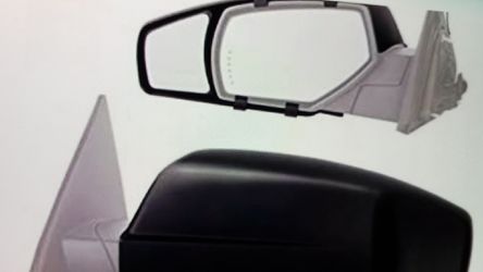 Fit System 80910 Chevrolet/GMC Full Size Truck Clip-On Towing Mirror - Pair