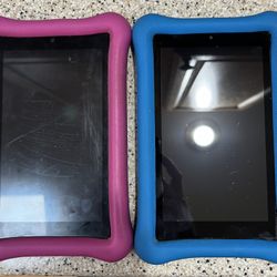 Amazon Fire Tablets - 2 - Girl and Boy