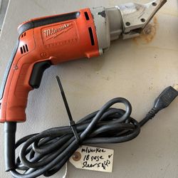 Milwaukee 18 Gage Sheers