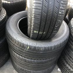 Set Of Four Wheels Size P255/60R18 Brand Michelin