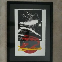 "Gabriel Sencial" Imbellished Serigraph/Collage