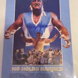 11x17 Signed Hulk Hogan Photo 