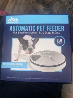 Automatic Pet Feeder For Small to Medium Dogs & Cats Programmable