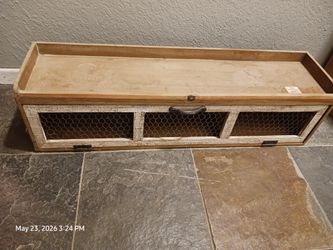 Wood Produce Cabinet